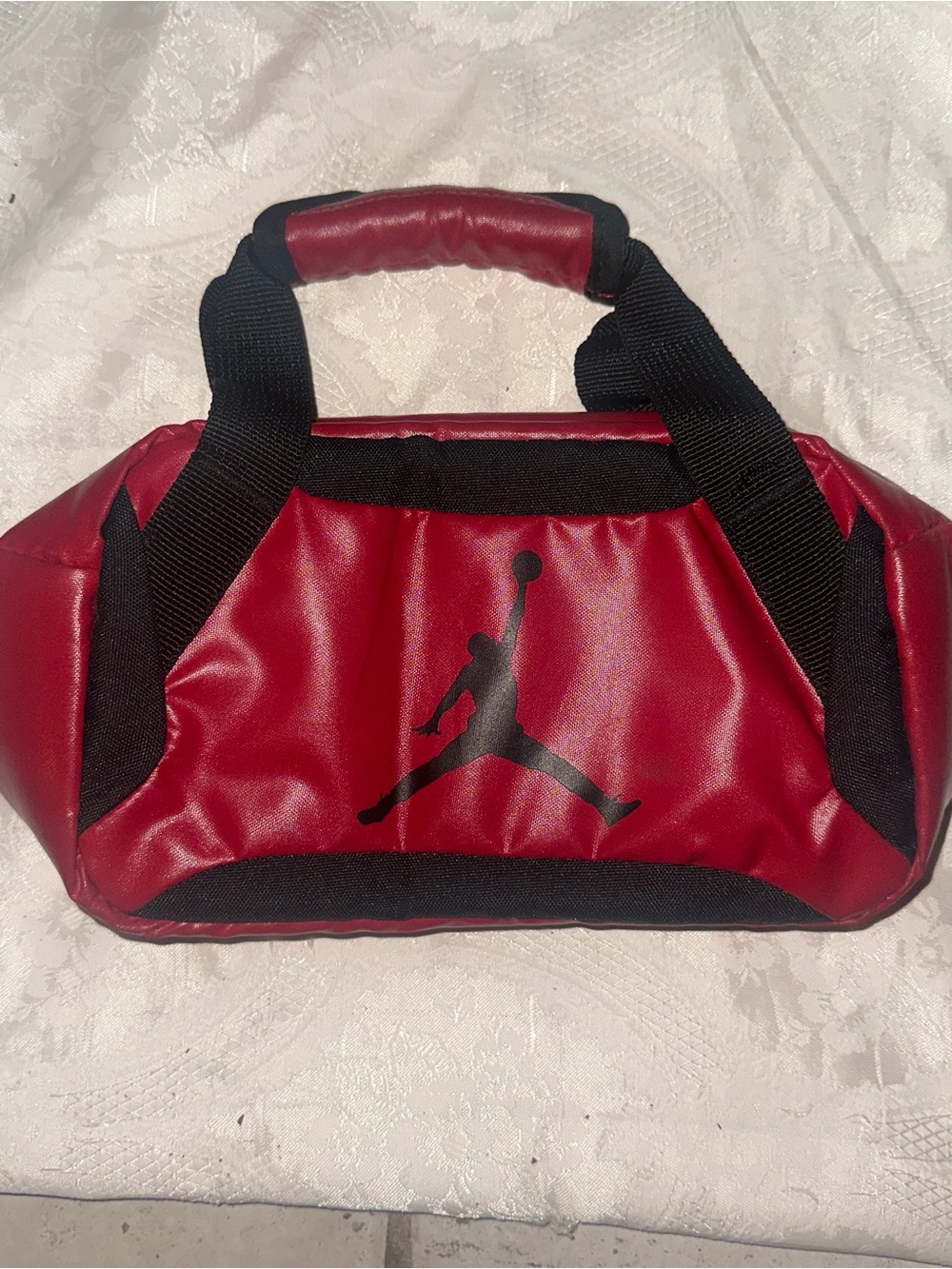 Jordan Red and Black Men's Toiletry Bag with Jumpman Logo